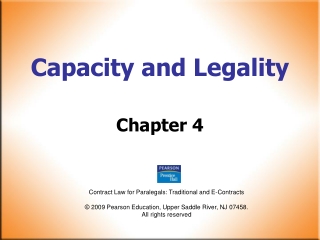 Capacity and Legality