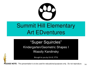 Summit Hill Elementary Art EDventures