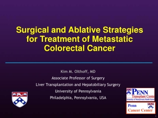 Surgical and Ablative Strategies for Treatment of Metastatic Colorectal Cancer