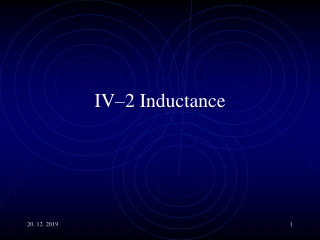 IV–2 Inductance