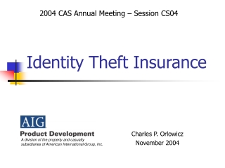 Identity Theft Insurance