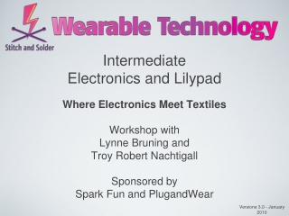 Intermediate  Electronics and Lilypad