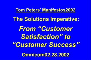 All Slides Available at … tompeters