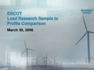 ERCOT Load Research Sample to Profile Comparison