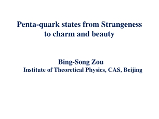 Penta-quark states from Strangeness to charm and beauty