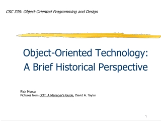 CSC 335: Object-Oriented Programming and Design