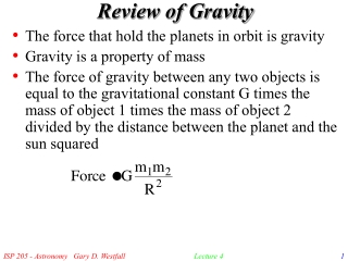 Review of Gravity