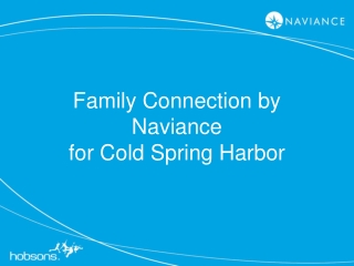 Family Connection by Naviance for Cold Spring Harbor