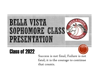 Bella Vista  Sophomore Class Presentation