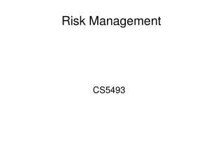 Risk Management