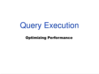 Query Execution