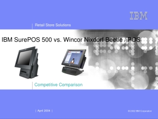 IBM SurePOS 500 vs. Wincor Nixdorf Beetle /iPOS