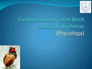 Cardiovascular System Block Cardiac Arrhythmias (Physiology )