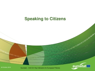Speaking to Citizens