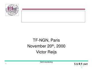 TF-NGN, Paris November 20 th , 2000 Victor Reijs