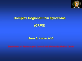 Complex Regional Pain Syndrome (CRPS)