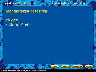 Standardized Test Prep