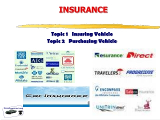 Topic 1   Insuring Vehicle Topic 2   Purchasing Vehicle