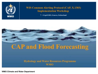 WMO Climate and Water Department