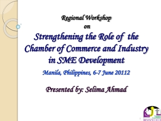 Regional Workshop  on