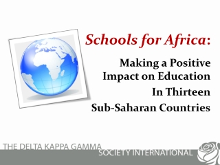 Schools for Africa :