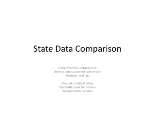 State Data Comparison