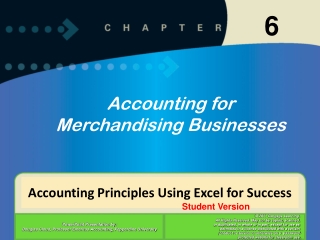 Accounting for Merchandising Businesses