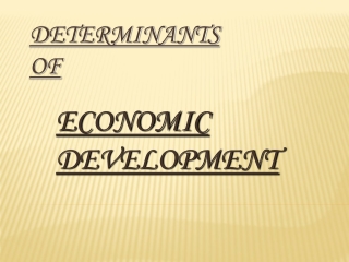 DETERMINANTS  OF