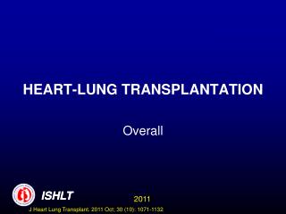 HEART-LUNG TRANSPLANTATION