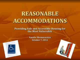 REASONABLE ACCOMMODATIONS