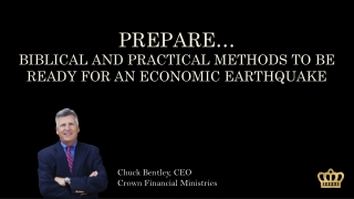 PREPARE… BIBLICAL AND PRACTICAL METHODS TO BE READY FOR AN ECONOMIC EARTHQUAKE