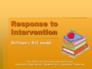 Response to Intervention