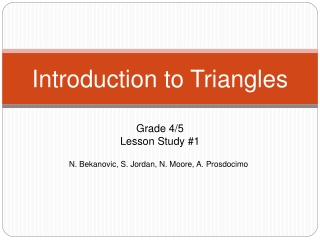 Introduction to Triangles