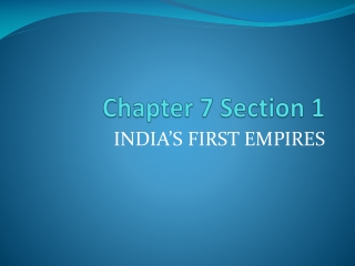 Chapter 7 Section 1