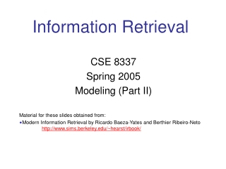 Information Retrieval