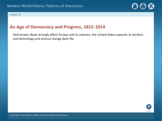 An Age of Democracy and Progress, 1815-1914