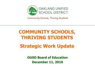 OUSD Board of Education December 11, 2010