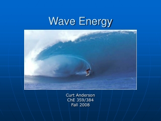 Wave Energy