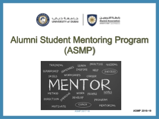 Alumni Student Mentoring Program (ASMP)