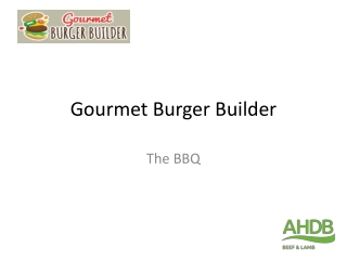 Gourmet Burger Builder