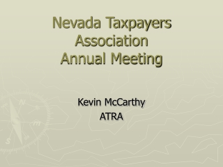 Nevada Taxpayers Association Annual Meeting