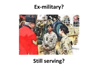 Ex-military?