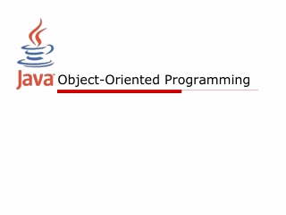 Object-Oriented Programming