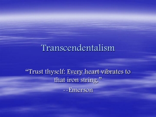 Transcendentalism