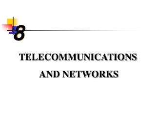 TELECOMMUNICATIONS  AND NETWORKS