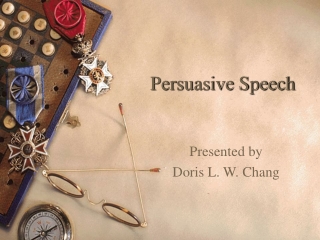 Persuasive Speech