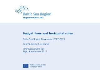 Budget lines and horizontal rules