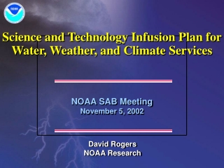 NOAA SAB Meeting November 5, 2002
