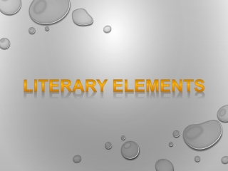 Literary Elements