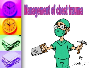 Management of chest trauma